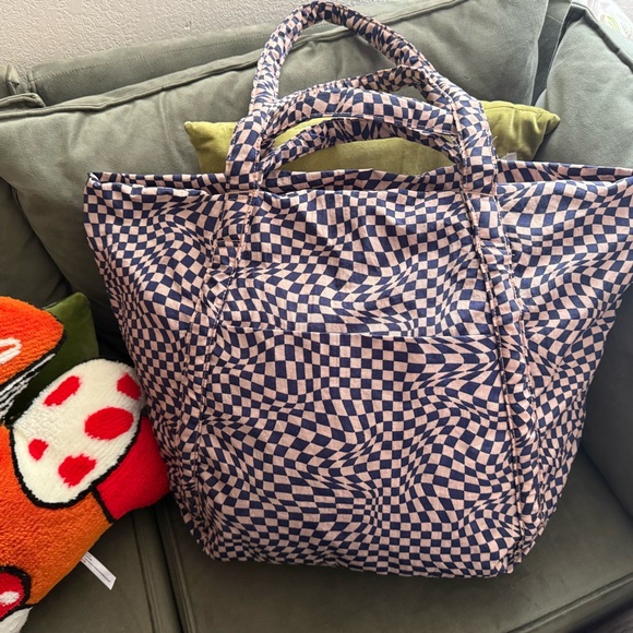 Dead stock Indigo Trippy Checker - Cloud Travel BAGGU - Picture 2 of 6